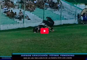 ARAUCANÍA: DOS DE LOS TRES GOLES DEL FEMENINO DE LA PAMPA PORTADA